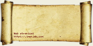 Jagoda Roglić vizit kartica